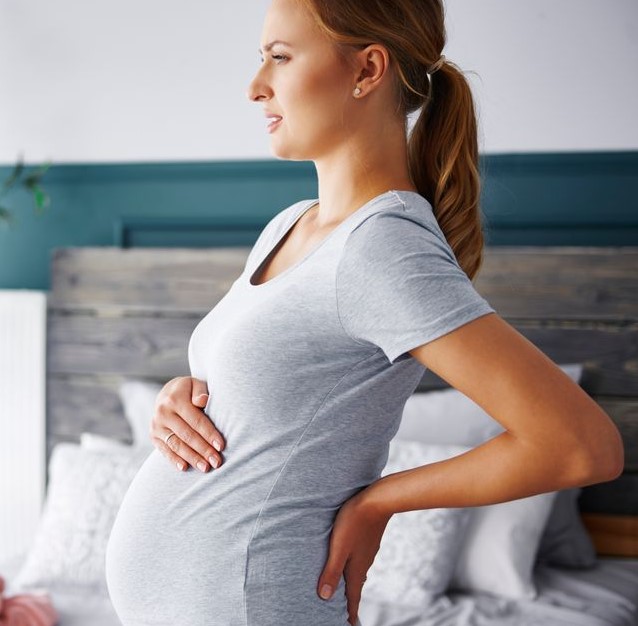 Dolor de lumbago durante el embarazo