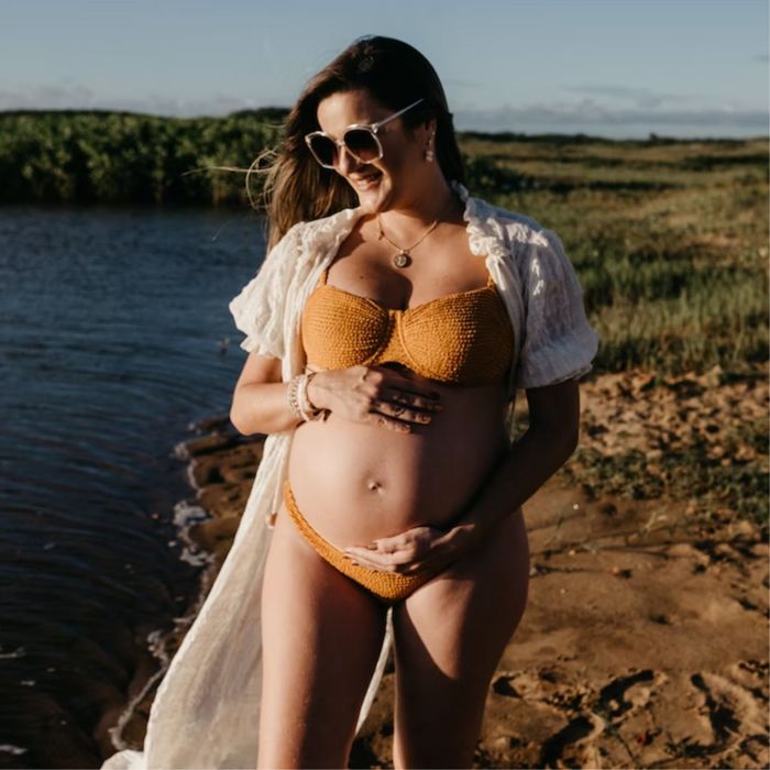 Consejos para lucir fabulosa en la playa durante el embarazo
